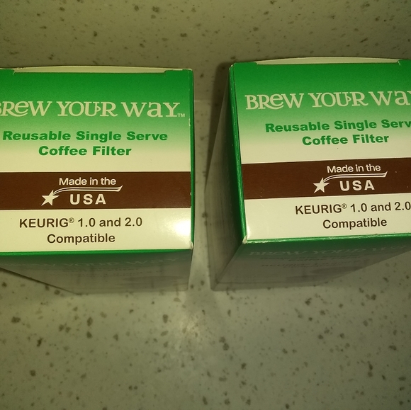 Keurig Kitchen 2 Nib Keurig Reusable Single Serve Coffee Filter